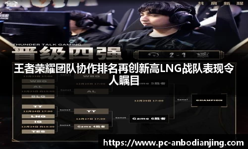 王者荣耀团队协作排名再创新高LNG战队表现令人瞩目
